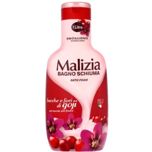 فوم شست و شو بدن مالیزیا حاوی عصاره گوجی بری و گل ها Malizia Goji Bath Foam حجم 1000 میل