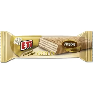 ویفر چند لایه اتی گلد هوش بش با کرم شکلاتی ETI GOLD Hosbes وزن 29 گرم
