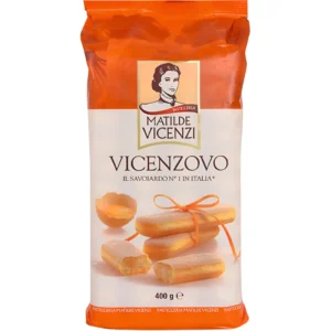 بیسکوییت تیرامیسو آمارتو ماتیلدا ویچنزی Matilde Vicenzi Amaretto وزن 400 گرم