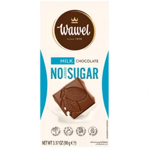 شکلات بدون شکر واول با کرم شکلات شیری Wawel Milk Chocolate وزن 90 گرم