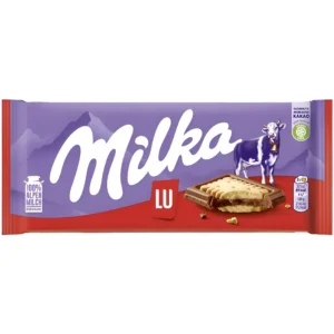 شکلات میلکا حاوی بیسکویت Milka Lu وزن 100 گرم