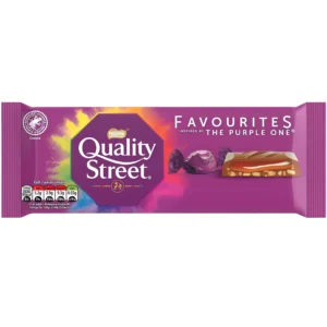 شکلات کوالیتی استریت با مغز کارامل و فندق Quality Street وزن 87 گرم