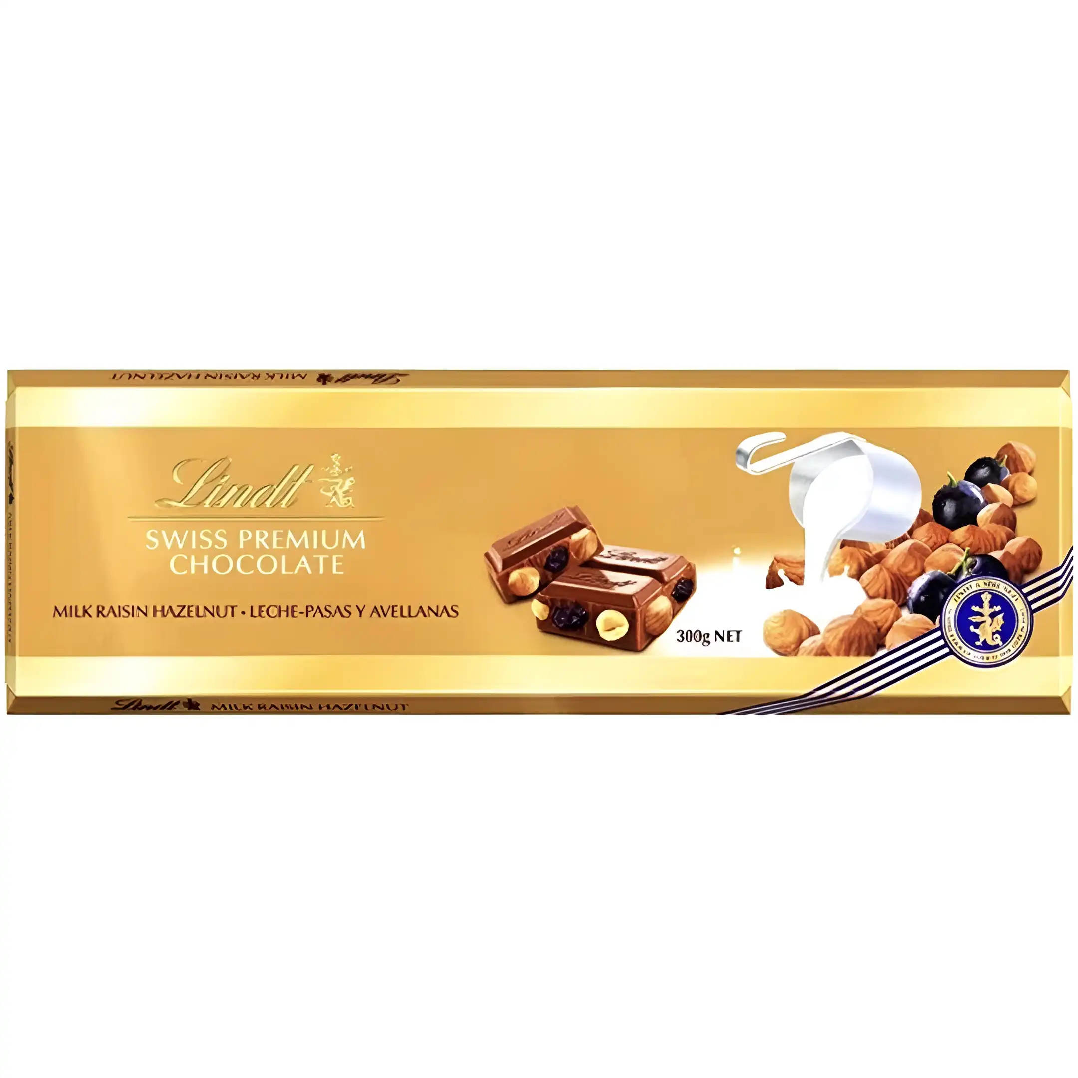 شکلات شیری لینت کشمش فندق Lindt وزن 300...
