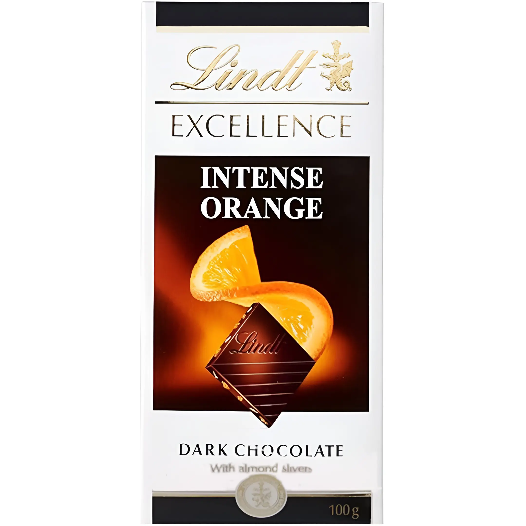 شکلات تلخ لینت پرتقالی Lindt وزن 100 گرم
