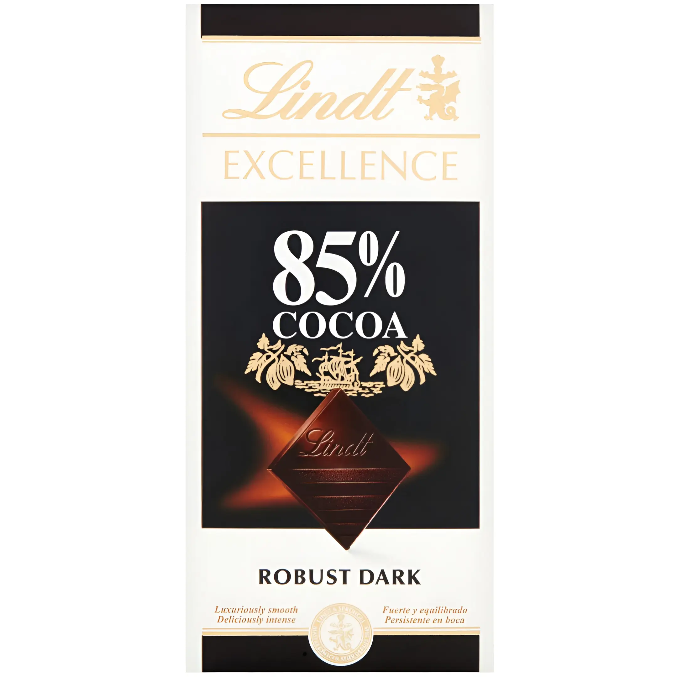 شکلات تلخ 85% لینت Lindt وزن 100 گرم