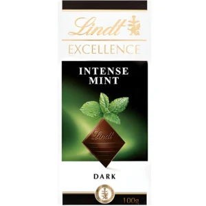 شکلات تلخ لینت با طعم نعنا Lindt Excellence Intense Mint وزن 100 گرم