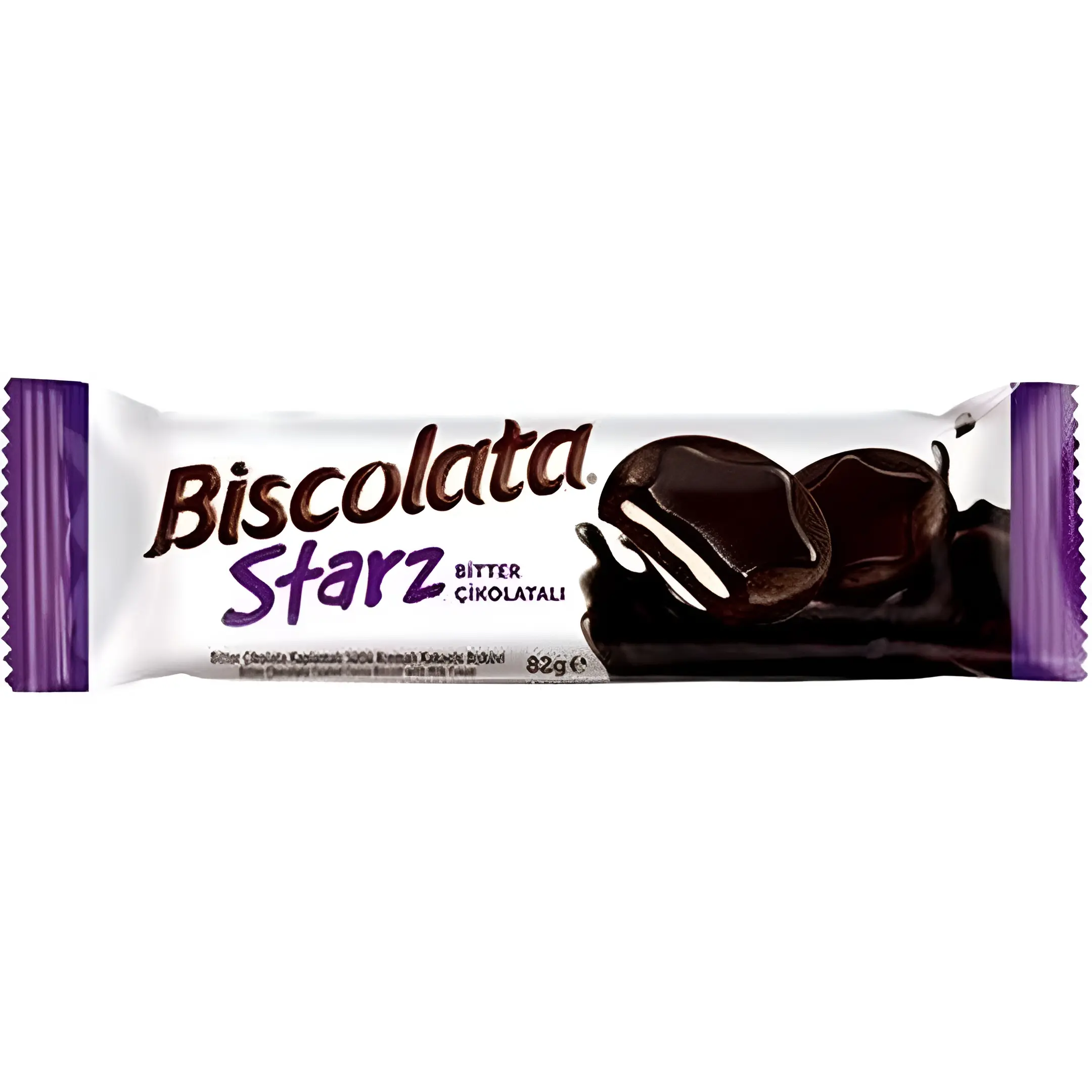 بیسکویت بیسکولاتا استارز با کرم شکلات تلخ Biscolata...