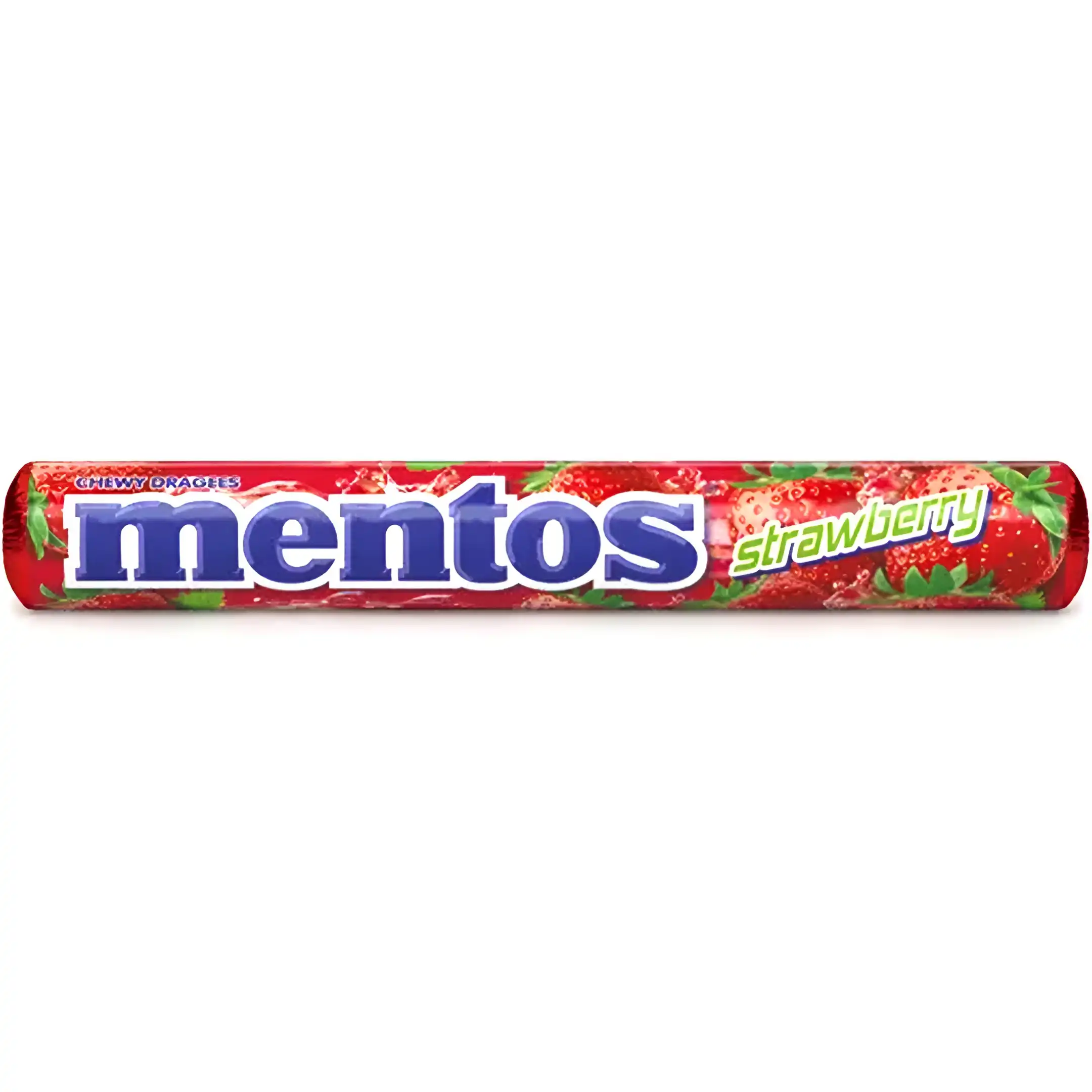 آبنبات خوشبو کننده دهان منتوس با طعم توت فرنگی Mentos Strawberry وزن 37 گرم