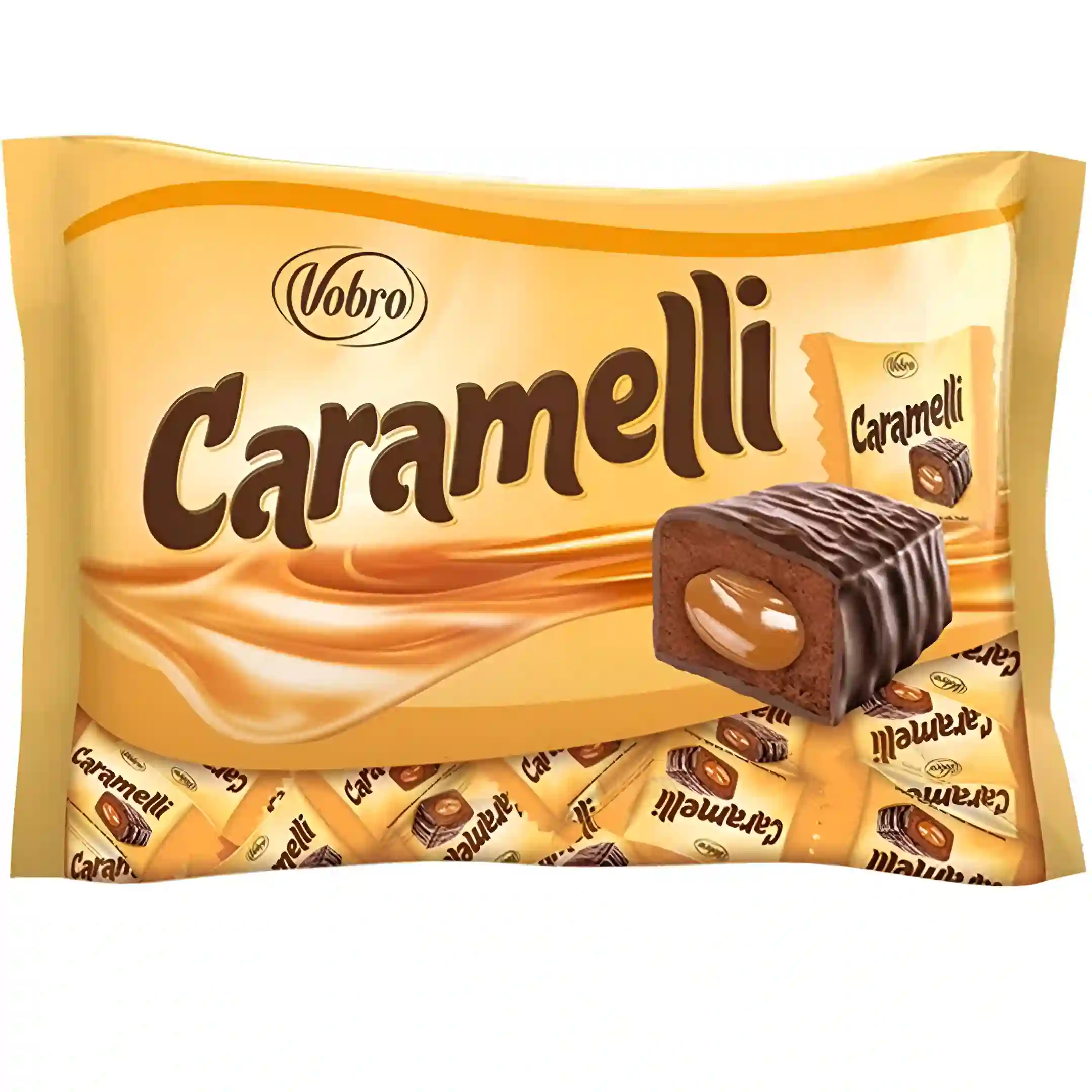 شکلات وبرو با مغز کرم کاراملی Vobro Caramelli...