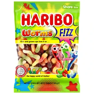 پاستیل ترش کرم هاریبو Haribo Worms وزن 160 گرم