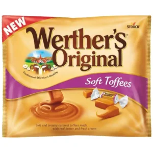 تافی نرم کاراملی وردرز اورجینال Werther's Original Soft Toffees وزن 600 گرم
