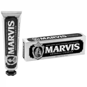 خمیر دندان ضد پلاک مارویس Marvis Amarelli Licorice با عصاره شیرین بیان حجم 85 میلی لیتر