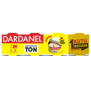 تن ماهی داردانل Dardanel بسته 4 عددی وزن 300 گرم