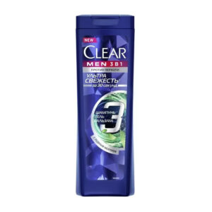 شامپو مو سه در یک مردانه کلیر CLEAR UltraFreshness حجم 400 میلی لیتر