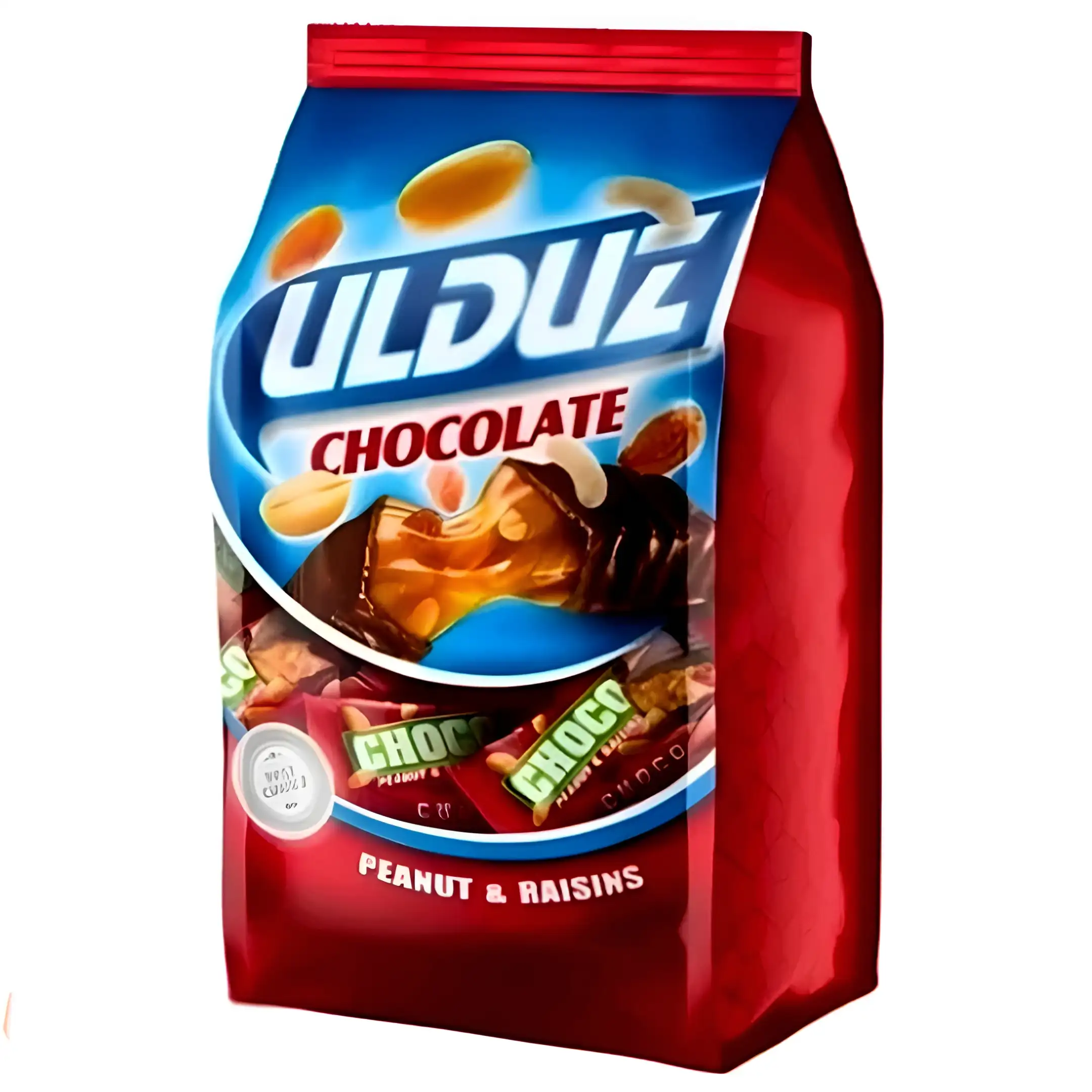 شکلات پذیرایی کاکائویی اولدوز با طعم بادام زمینی...