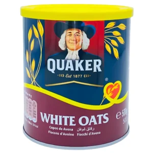جو دوسر پرک کواکر QUAKER White Oats مدل جو سفید وزن 500 گرم