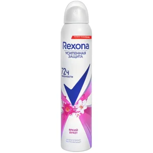 اسپری ضدتعریق زنانه روسی رکسونا با ماندگاری 72 ساعته Rexona яркий букет حجم 200 میل