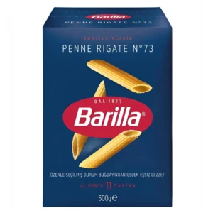 ماکارونی فرم پاستا پنه باریلا Barilla مدل Penne Rigate N°73 وزن 500 گرم