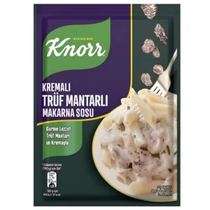 سس ماکارونی با طعم ترافل خامه ای کنور Knorr مدل Kremali Truf Mantarli Makarna Sosu وزن 52 گرم