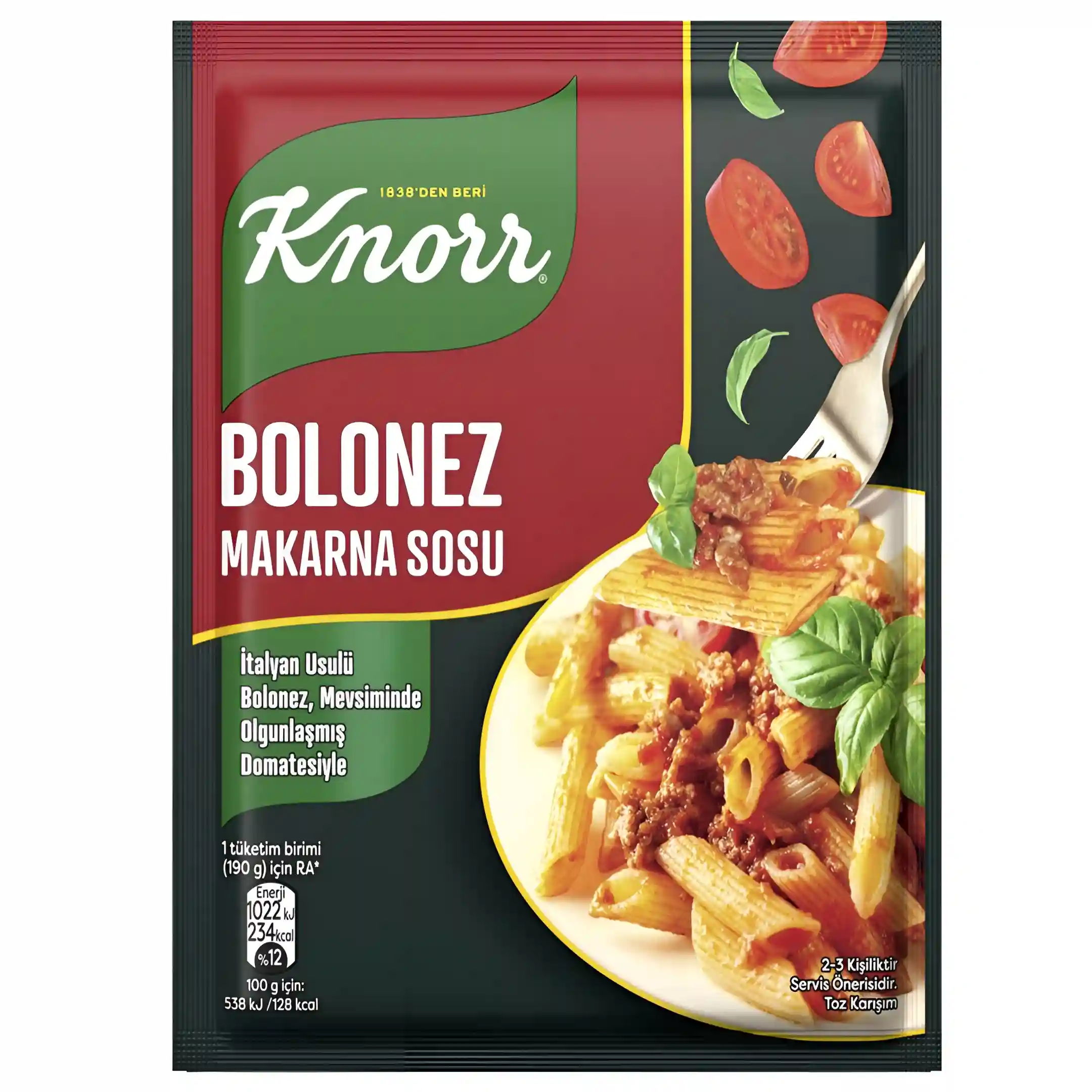 سس ماکارونی گوجه فرنگی بولونزی کنور Knorr مدل...