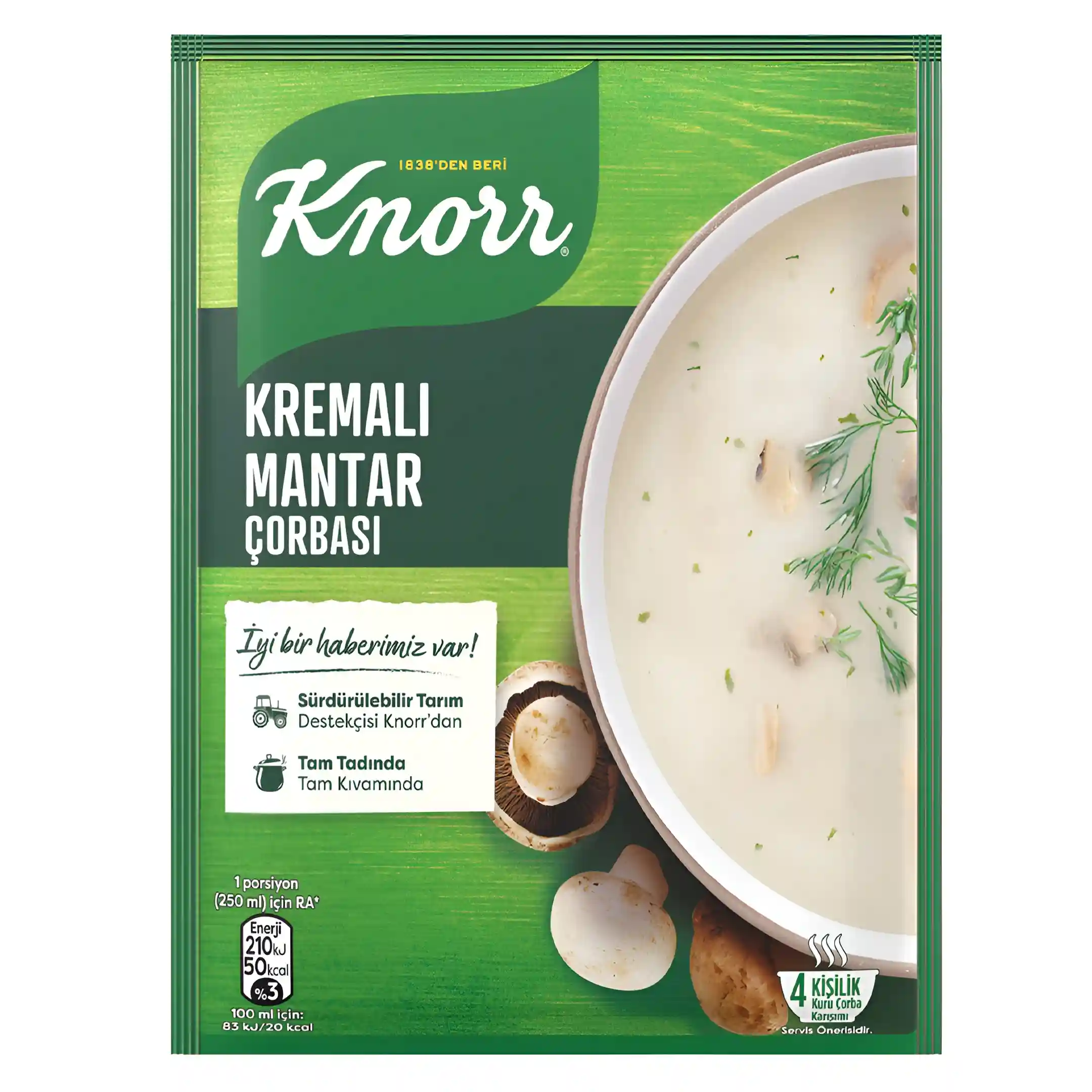 سوپ آماده قارچ خامه ای کنور Knorr مدل...