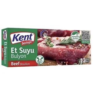 عصاره گوشت گوساله کنت بورینگر Kent Boringer Et Suyu بسته 12 عددی وزن 120 گرم