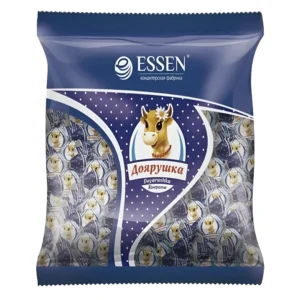 شکلات دویاروشکا اسن طعم گاوی شیری با لعاب شکلاتی ESSEN وزن 1000 گرم