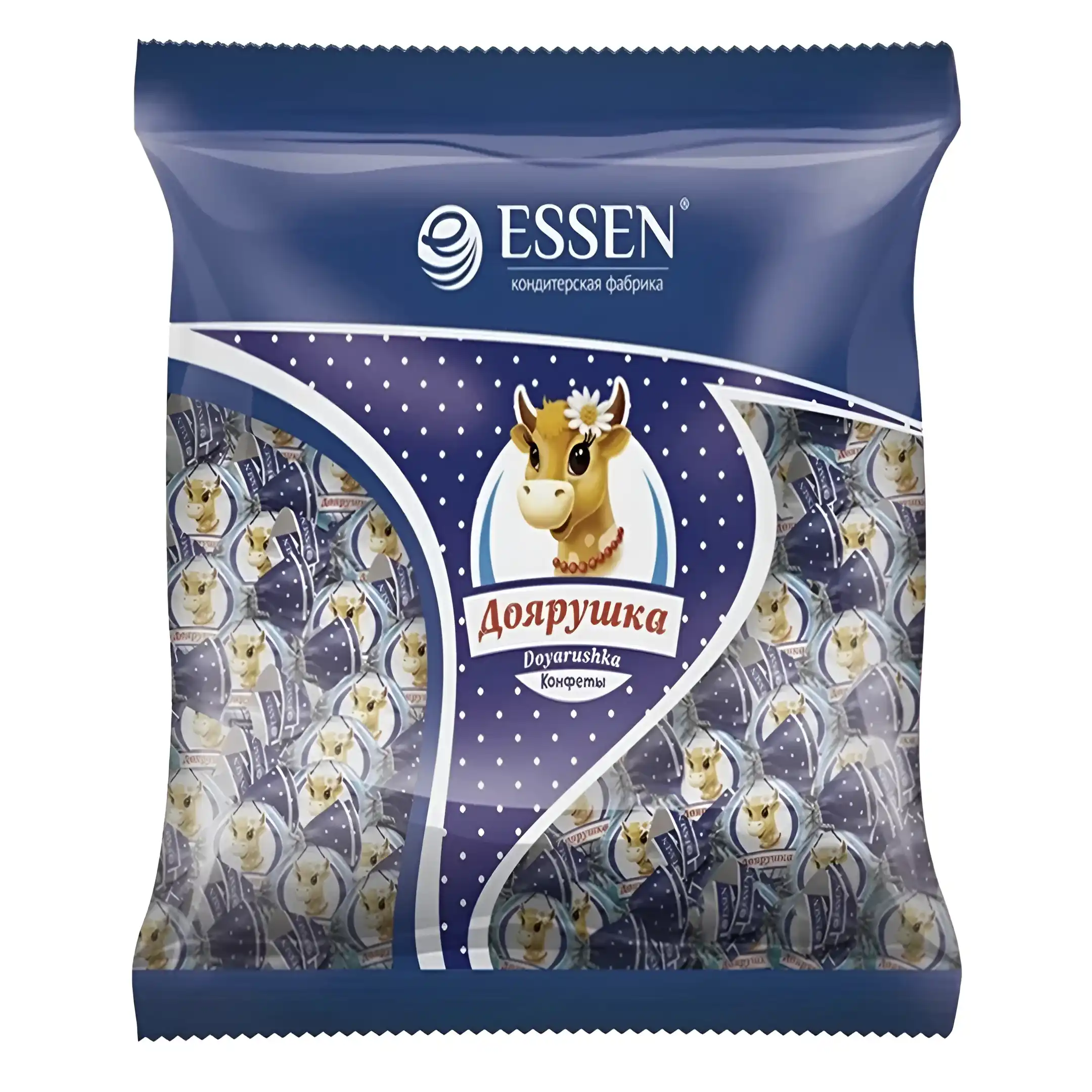 شکلات دویاروشکا اسن طعم گاوی شیری با لعاب...