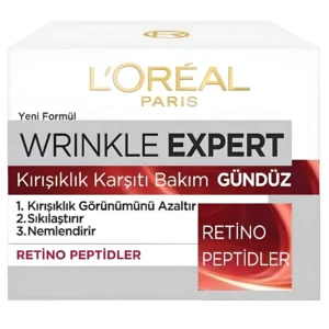 کرم روزانه ضد چین و چروک لورئال L'Oréal Wrinkle Expert حجم 50 میل