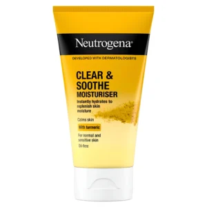 ژل آبرسان صورت نوتروژینا حاوی عصاره زردچوبه Neutrogina Clear & Soothe Moisturiser حجم 75 میل