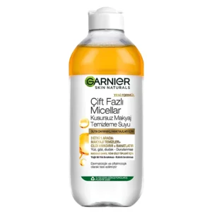 میسلار واتر دو فاز گارنیر حاوی نیاسینامید و ویتامین سی Garnier Micellar Cift Fazli حجم 400 میل