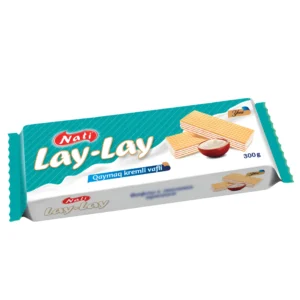 ویفر لی لی ناتی با کرم خامه Nati Lay Lay Qaymaq Kremli Vafli وزن 300 گرم