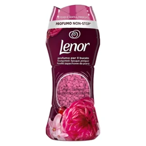دانه خوشبوکننده لباس لنور با رایحه یاس یاقوتی Lenor Ruby Jasmine وزن 210 گرم
