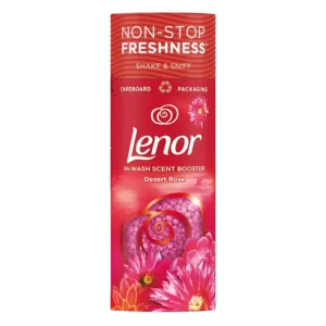 دانه خوشبوکننده لباس لنور با رایحه رز صحرایی Lenor Desert Rose وزن 176 گرم