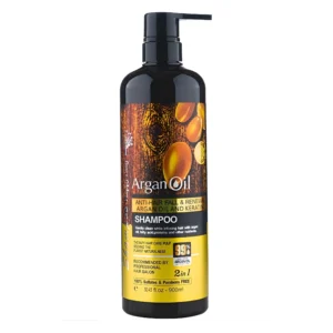 شامپو ضد ریزش و ترمیم کننده موهای آسیب دیده لایتنس حاوی روغن آرگان و کراتین Lightness Argan oil & Keratin حجم 900 میل