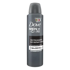 اسپری ضدتعریق مردانه روسی داو با ماندگاری 48 ساعته Dove Men+Care Экстразащита без белых следов حجم 200 میل