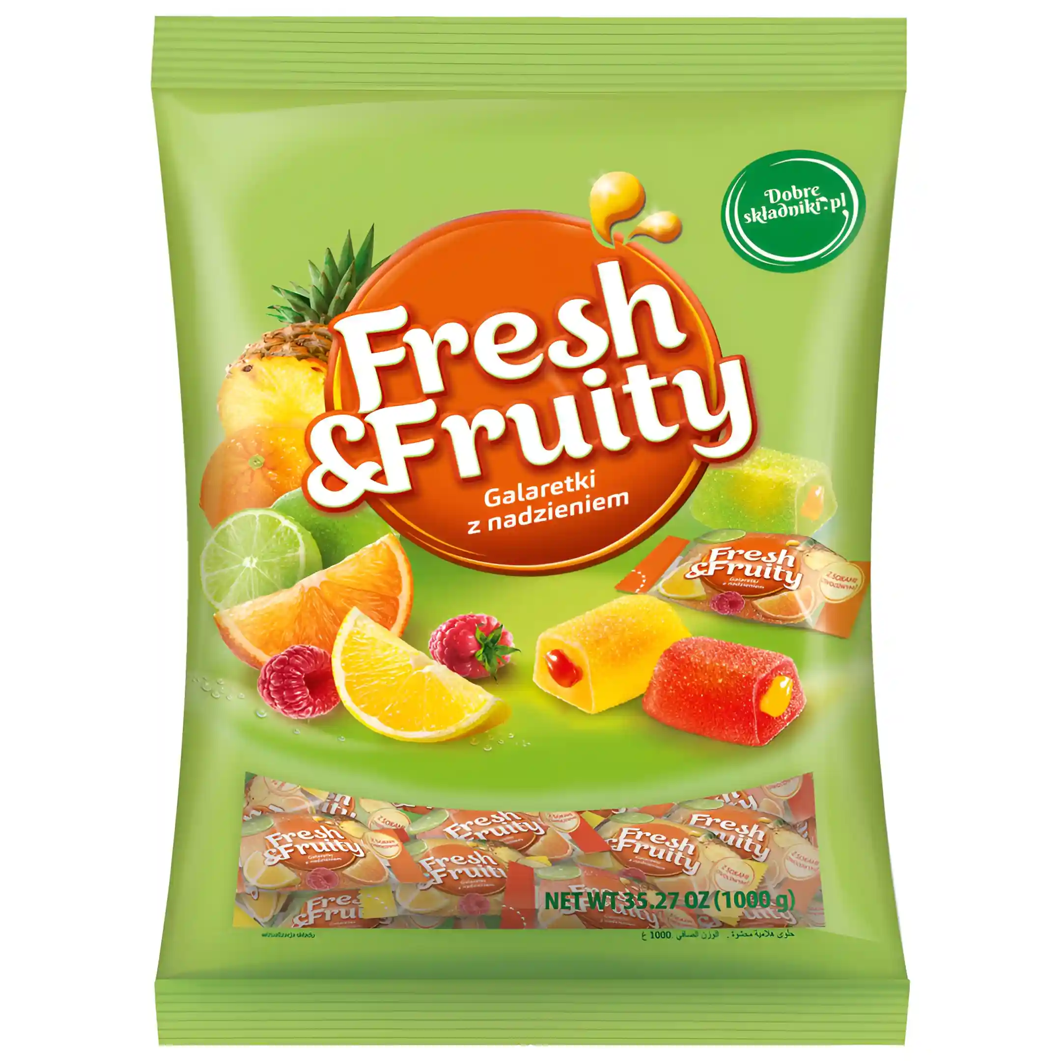 پاستیل مغزدار فرش اند فروتی واول با طعم...