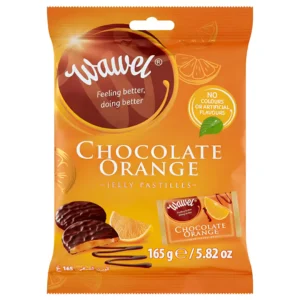 شکلات پذیرایی واول با مغز ژله پرتقال و روکش شکلات Wawel Chocolate Orange Jelly Pastilles وزن 1000 گرم