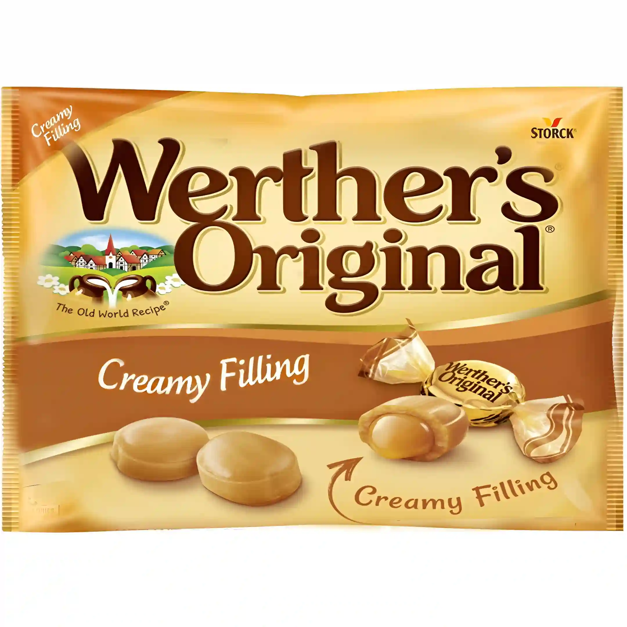 آبنبات وردرز اورجینال مغز کرم کارامل Werther’s بسته...