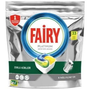 قرص ماشین ظرفشویی فیری پلاتینیوم Fairy Platinum بسته 33 عددی