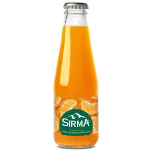 نوشیدنی آب معدنی گازدار سیرما با ویتامین C و طعم نارنگی Sirma حجم 200 میلی‌ لیتر