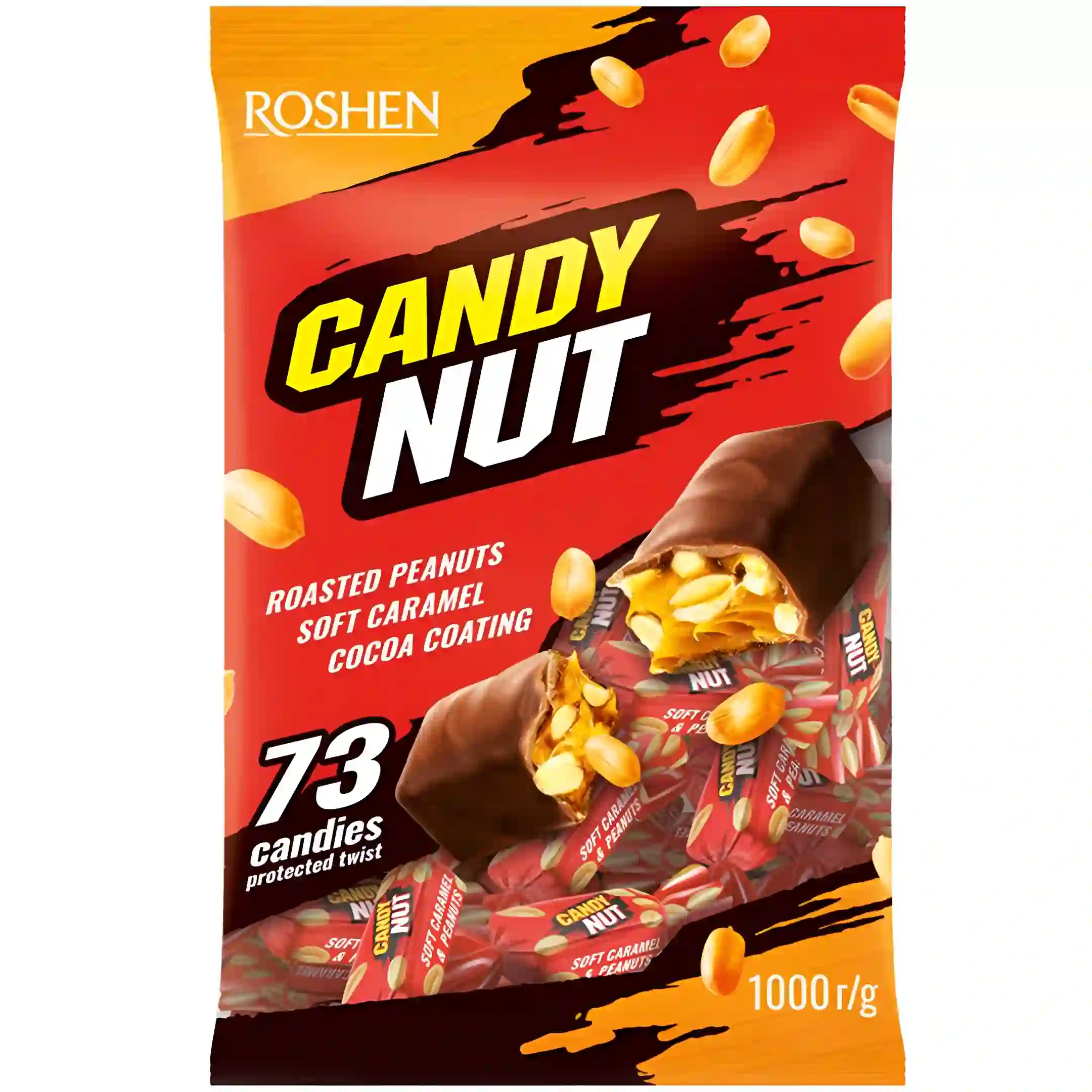 شکلات کندی نات روشن با مغز کرم کاراملی...