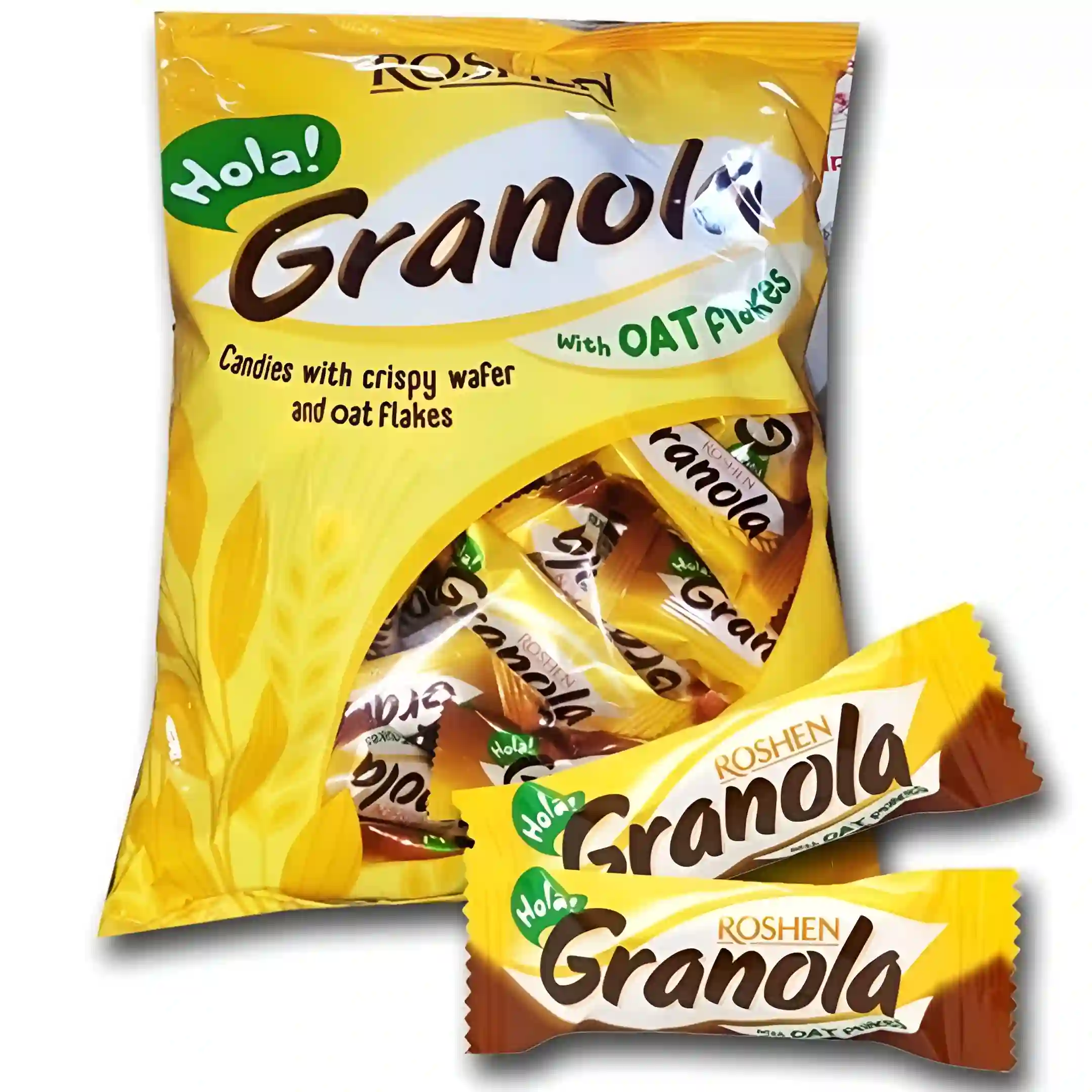 شکلات شیری گرانولا روشن با جو دوسر پرک Roshen Granola With Oat Flakes وزن 500 گرم