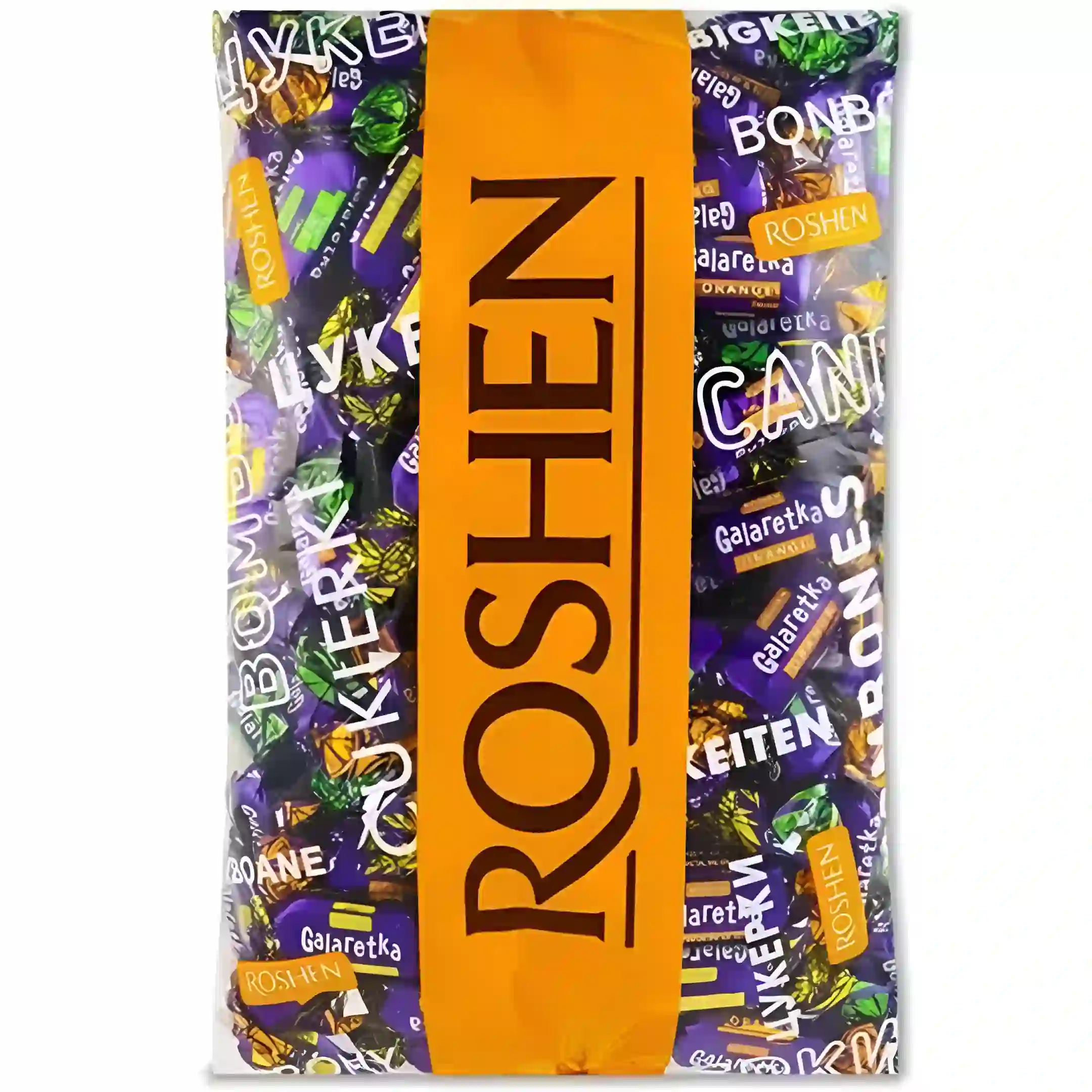 تافی روشن گالارتکا با مغز ژله ای Roshen Galaretka بسته 1 کیلویی
