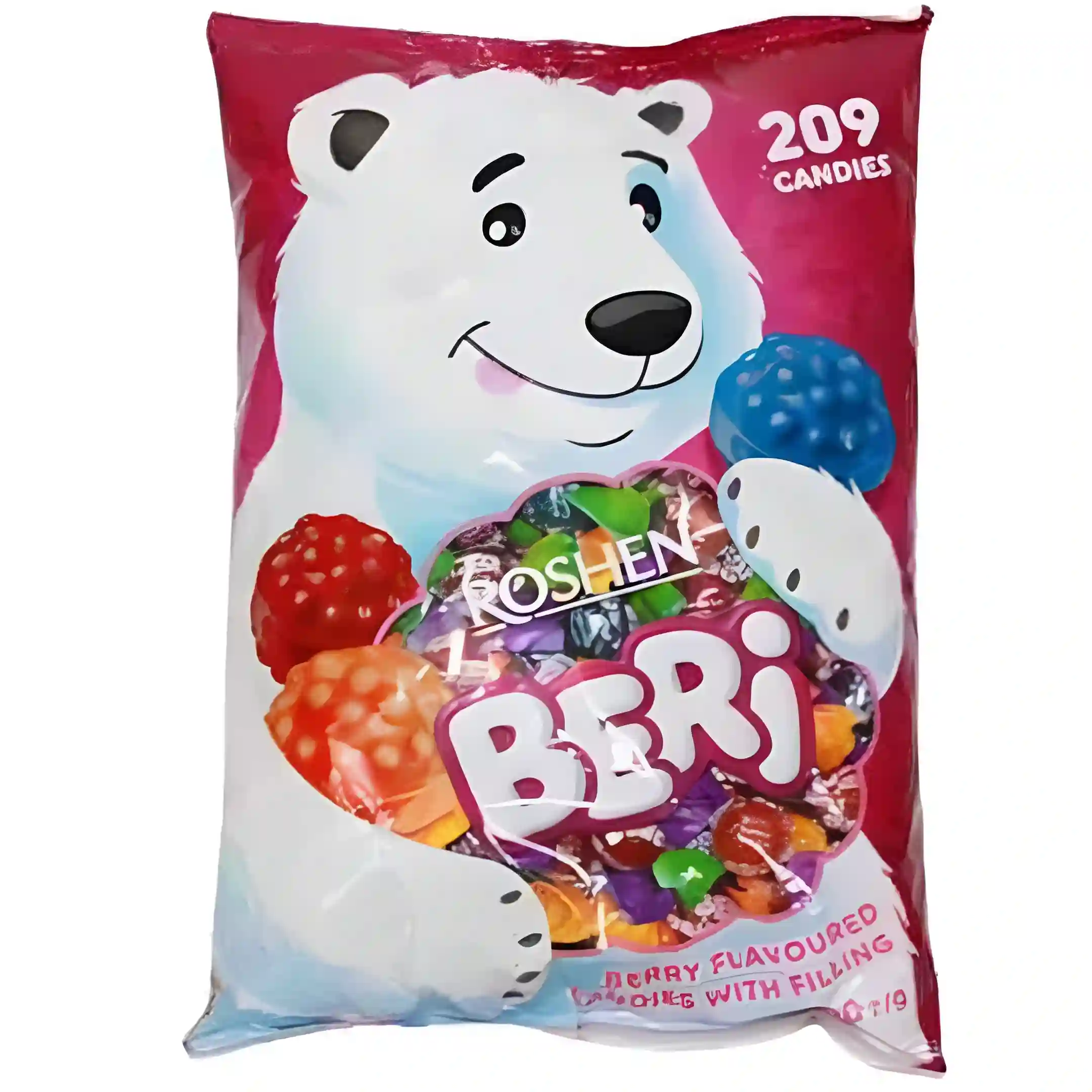 آبنبات خرسی روشن بری توت Roshen Beri بسته...