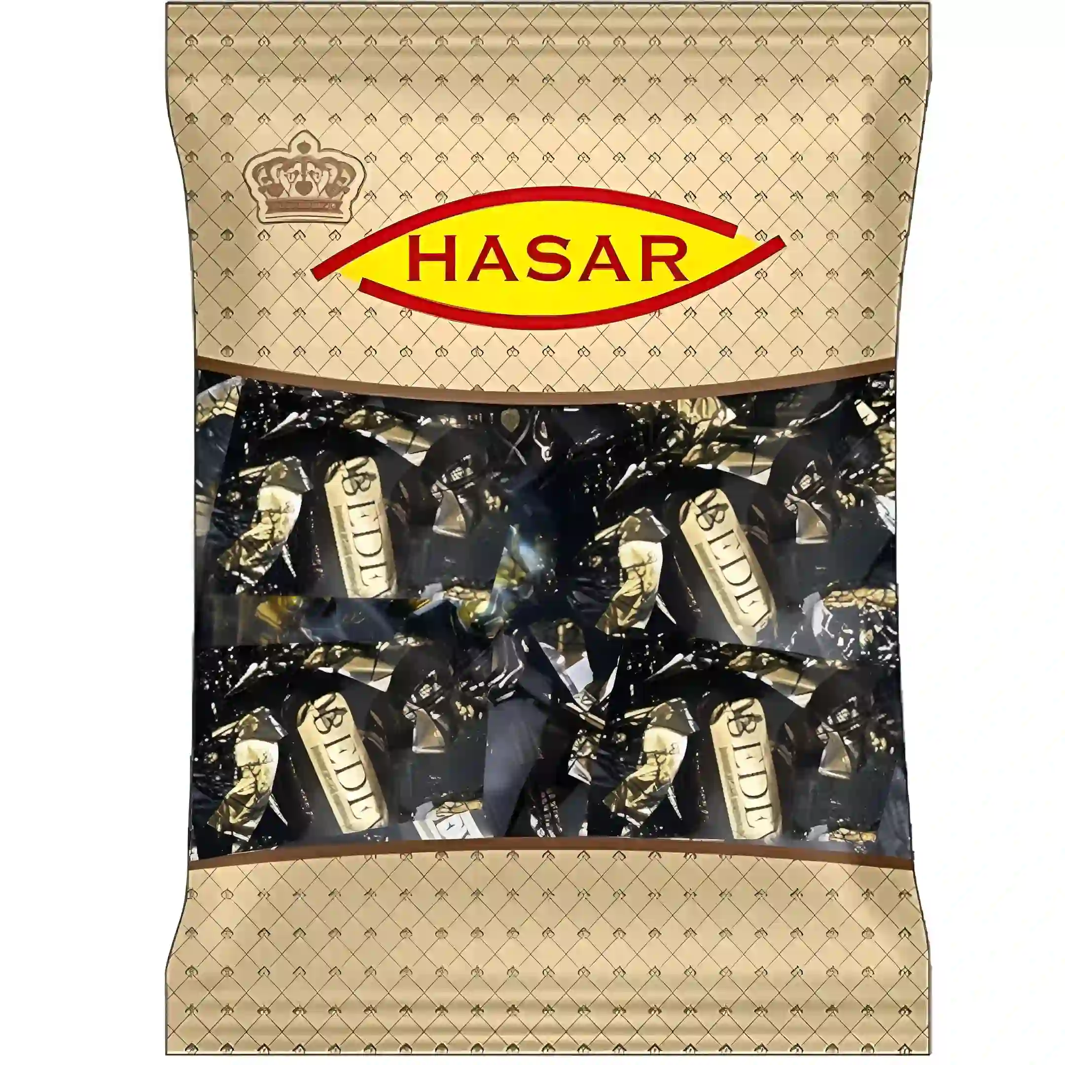 شکلات تلخ بدو هاسار با مغز ژله لیمو...