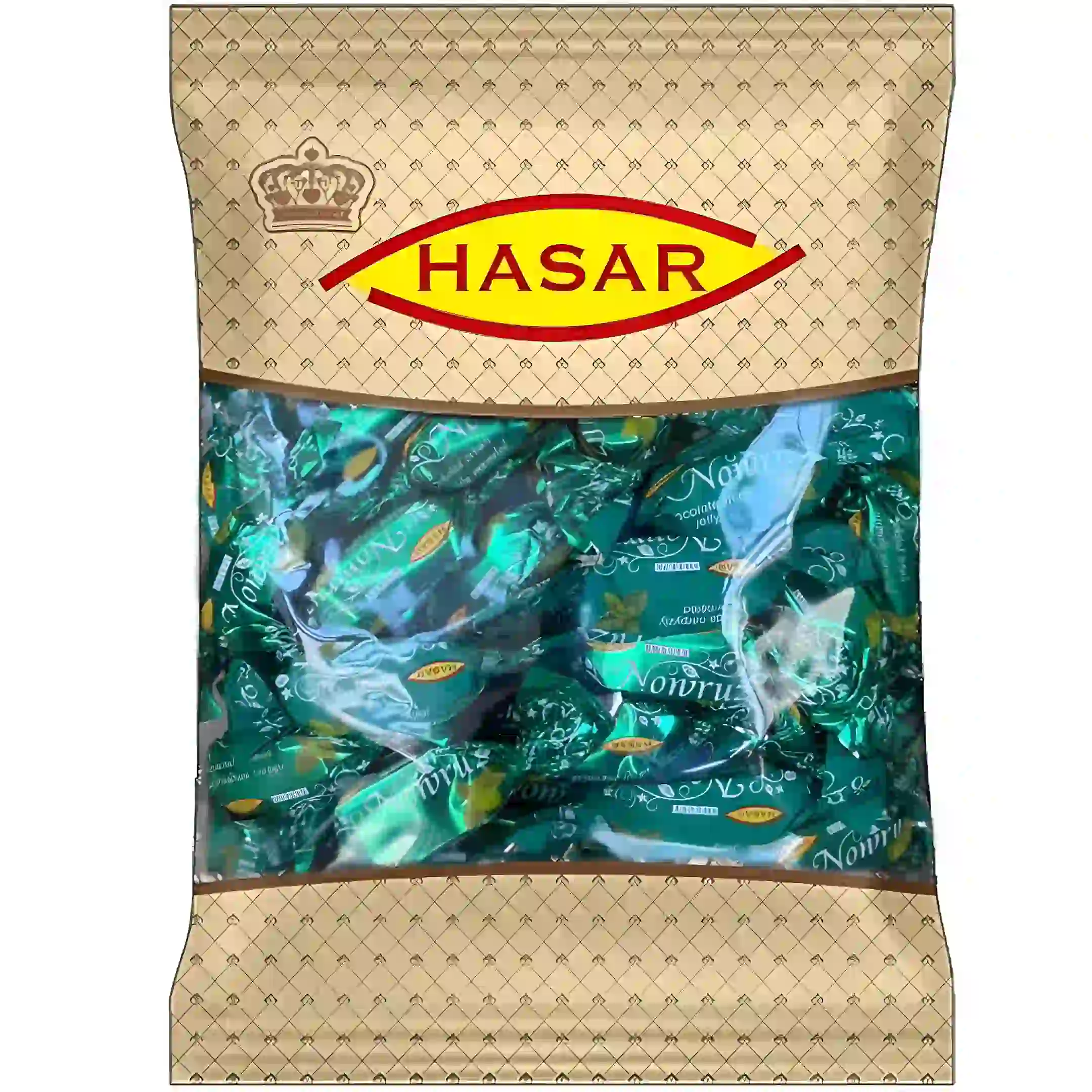 شکلات نوروز هاسار با کرم نعنایی و روکش...