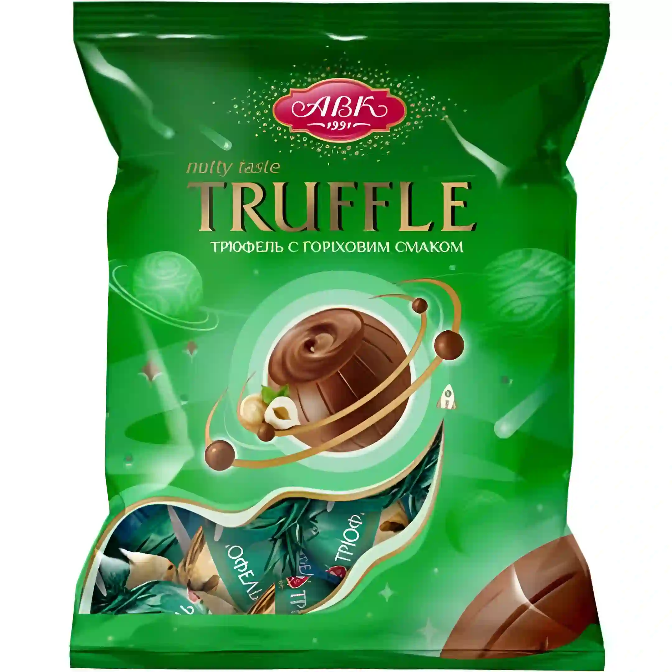 شکلات ترافل توپی ABK با مغز فندقی 165...