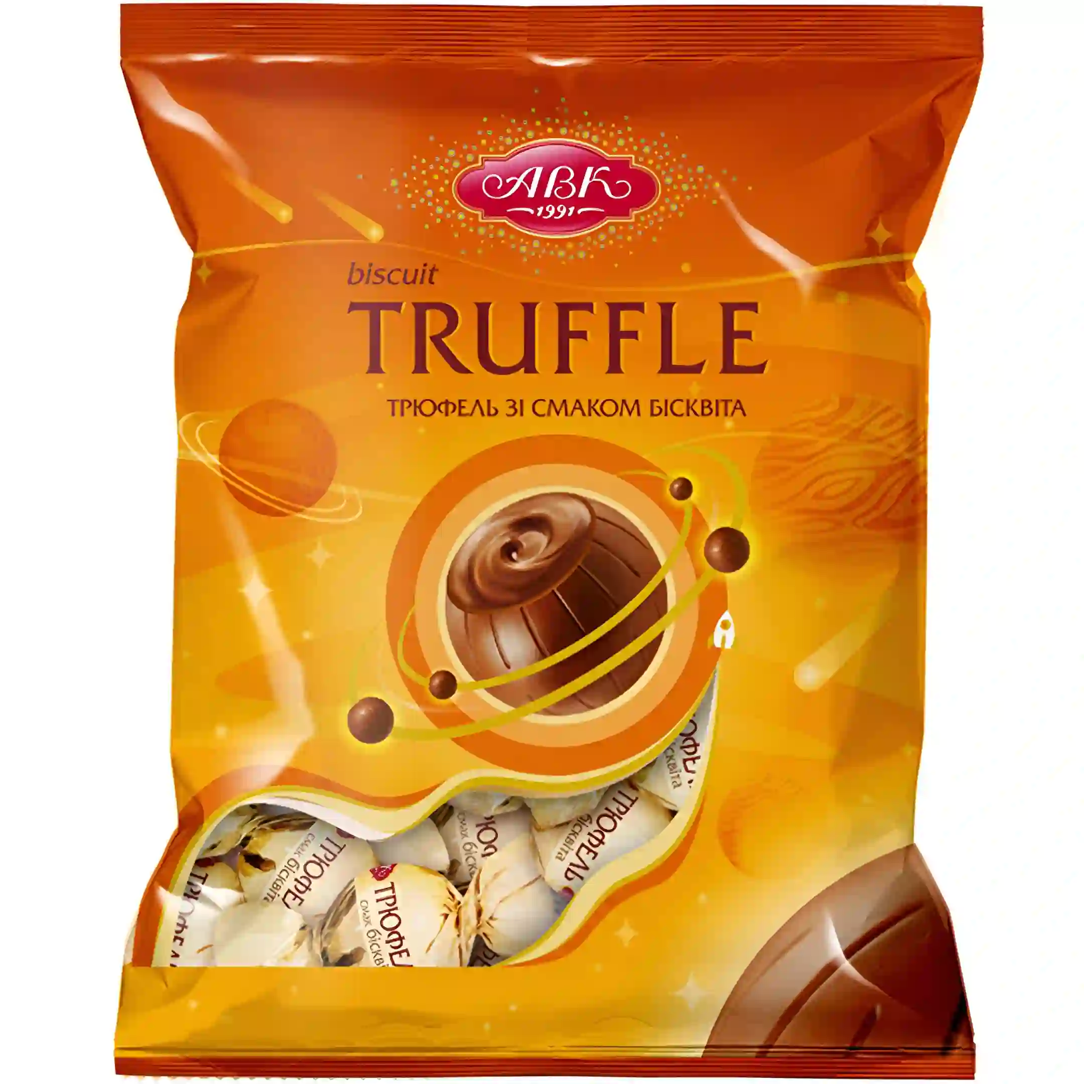 شکلات ترافل توپی ABK با تکه‌ های بیسکویت...