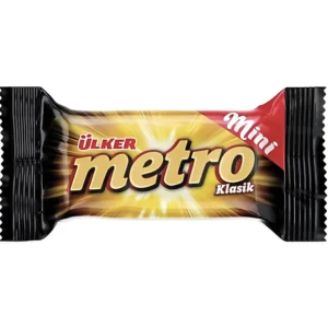 شکلات مینی مترو اولکر با کرم شکلاتی Ulker Mini Metro Klasik بسته 1 کیلویی
